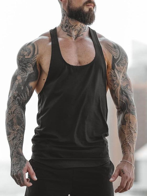 Stay Cool 2.0 Go Hard Gym Stringer Vest Quick Dry New - Ahaselected