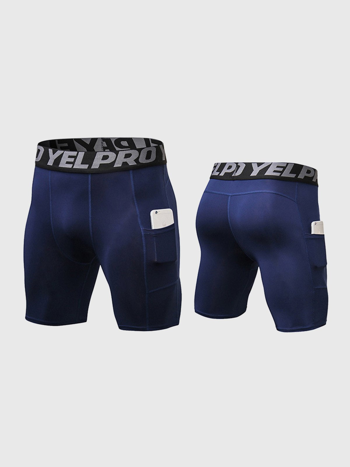 M's 7" Compression Tight Short With Two Pockets - Ahaselected