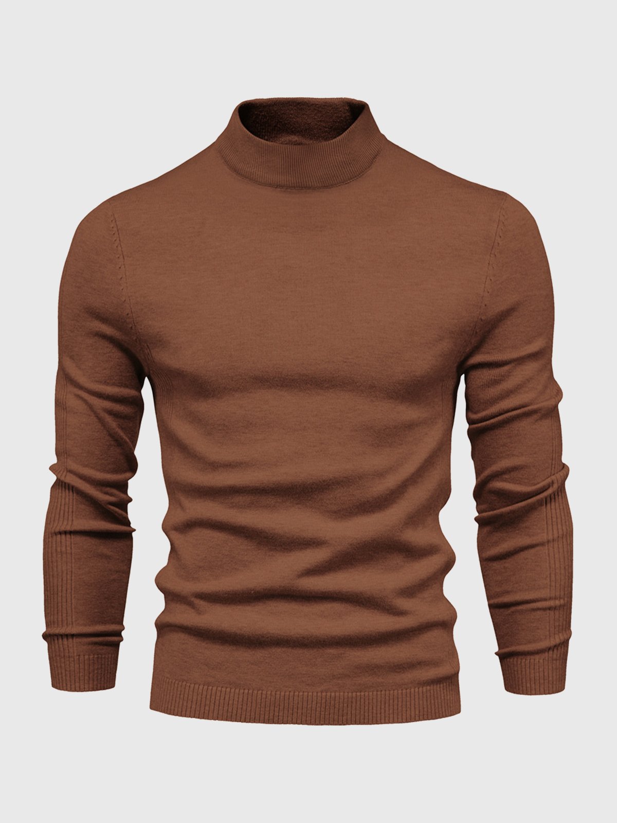 Mockneck Washable Sweater - Ahaselected