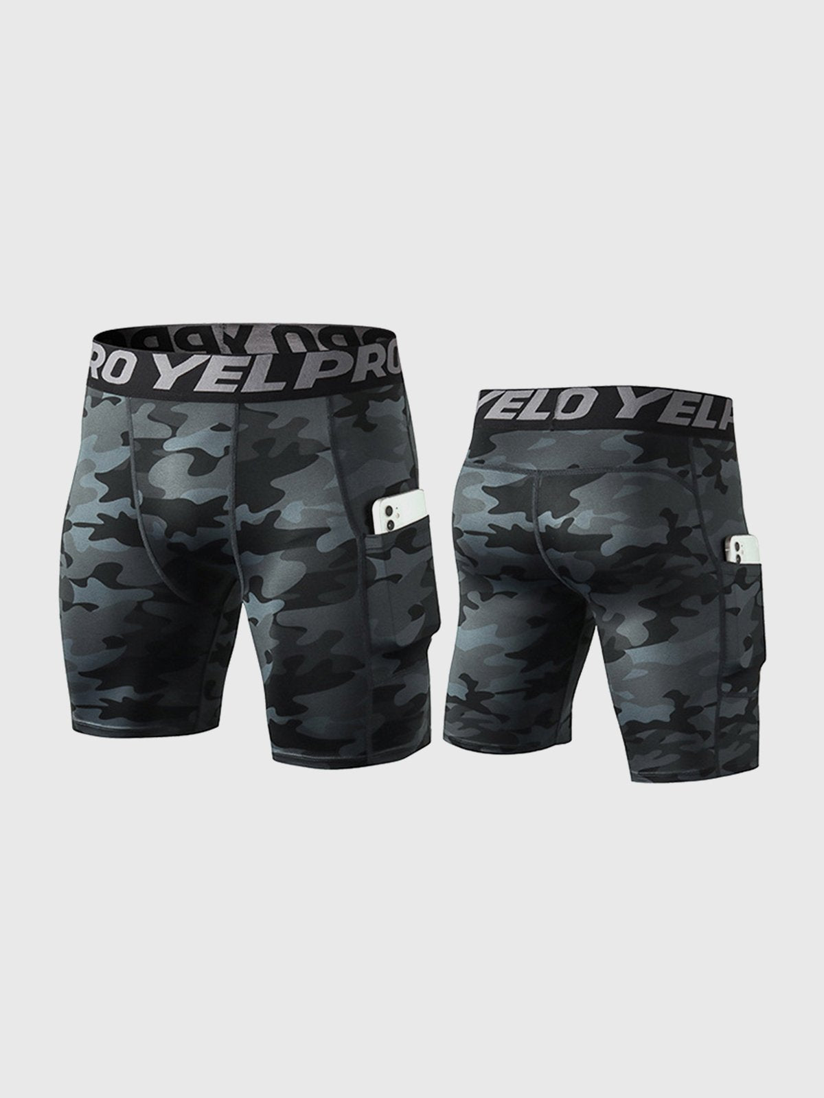M's 7" Compression Tight Short With Two Pockets - Ahaselected
