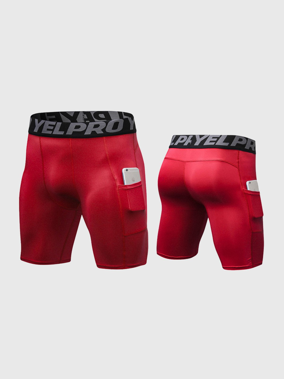 M's 7" Compression Tight Short With Two Pockets - Ahaselected
