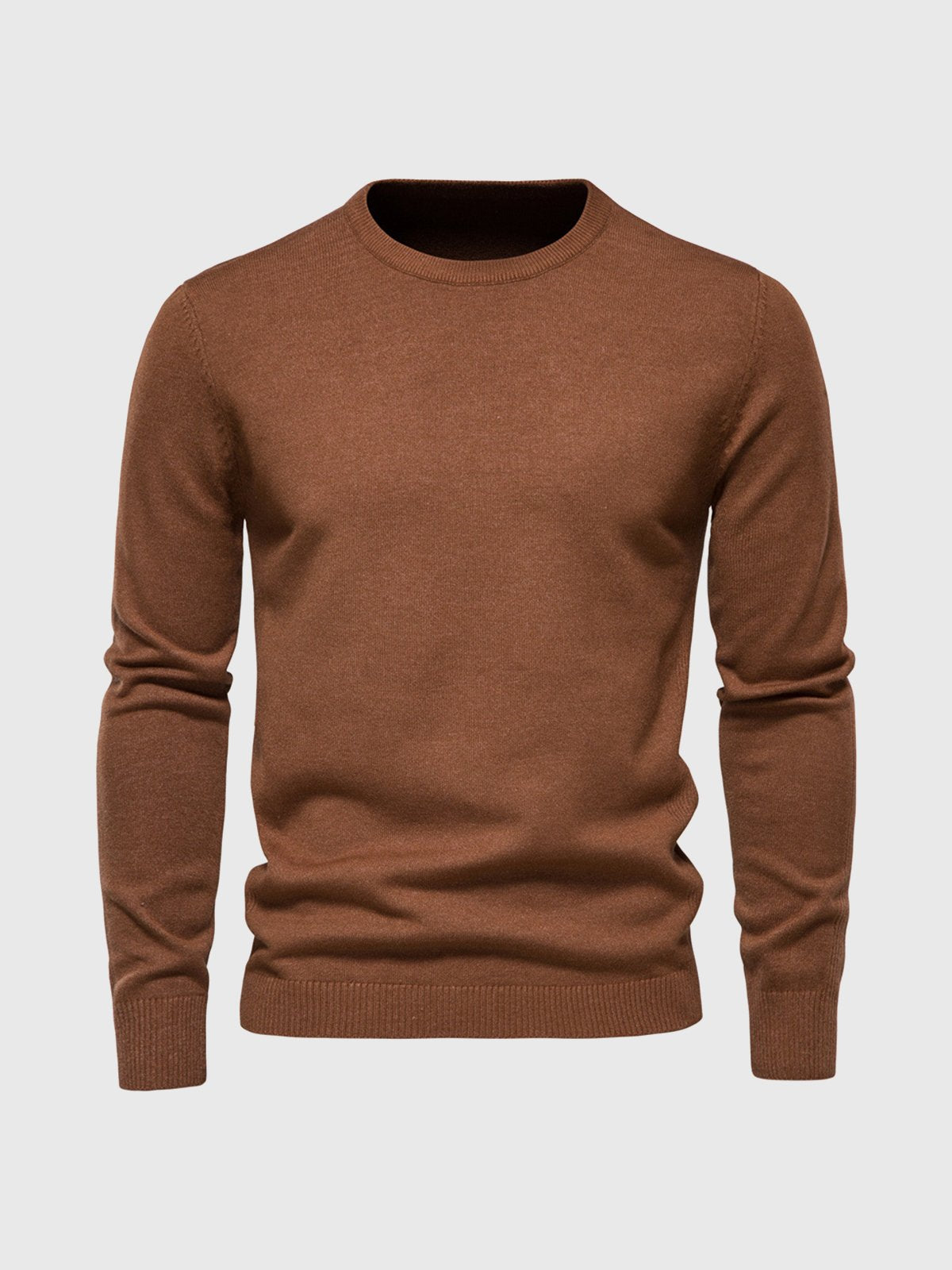 Crewneck Washable Sweater - Ahaselected