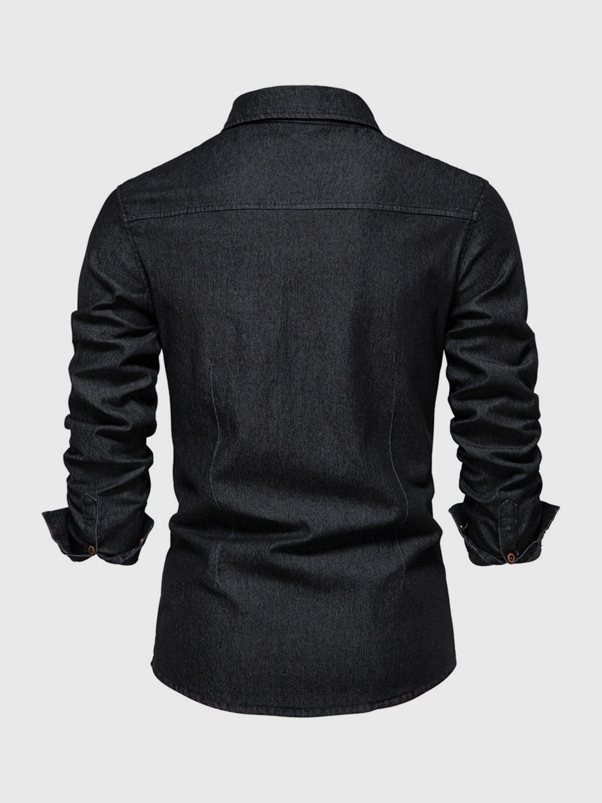 Long Sleeve Denim Shirt New - Ahaselected
