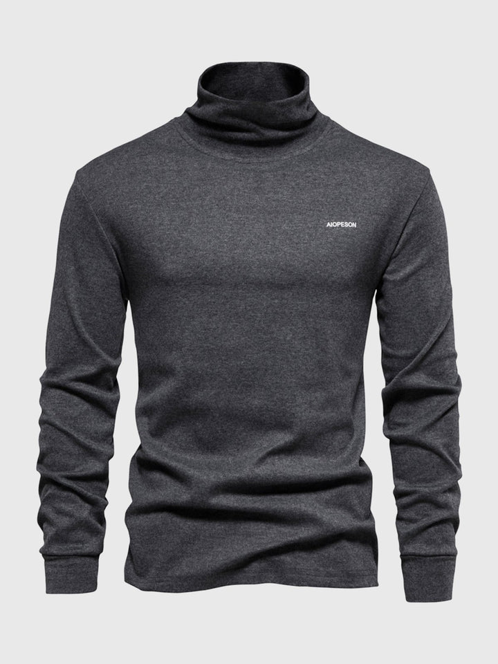 M's Casual Turtle Neck T-Shirt