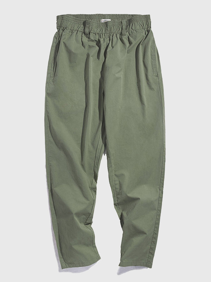 M's Relaxed Fit Solid Tapered Pants