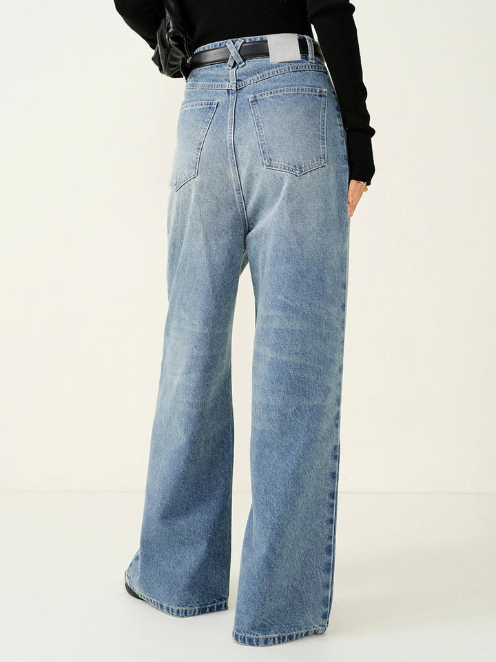 Denim Wide Leg Baggy Boyfriend Jeans