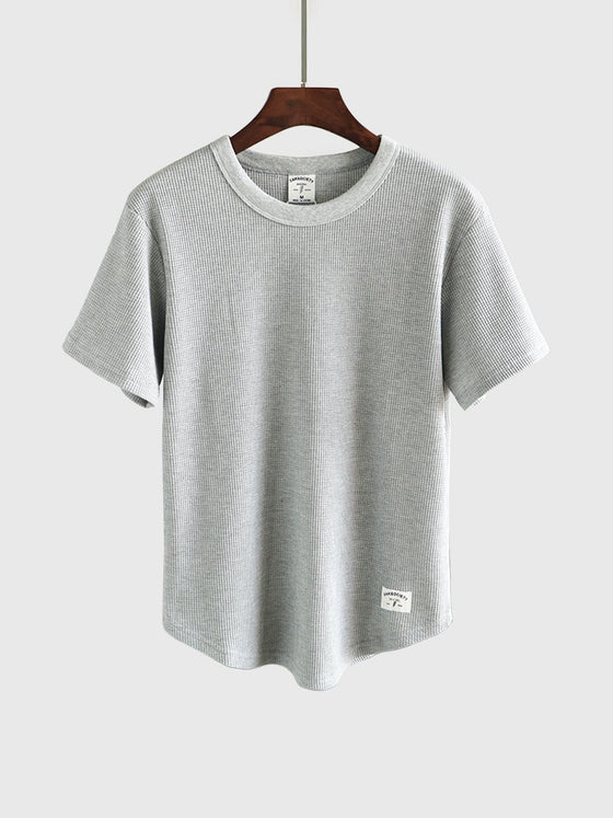 Men's Cozy Micro Waffle Tee - Ahaselected
