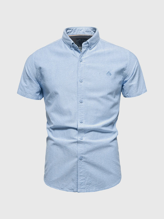 Everyday Oxford Shirt Short Sleeves - Ahaselected