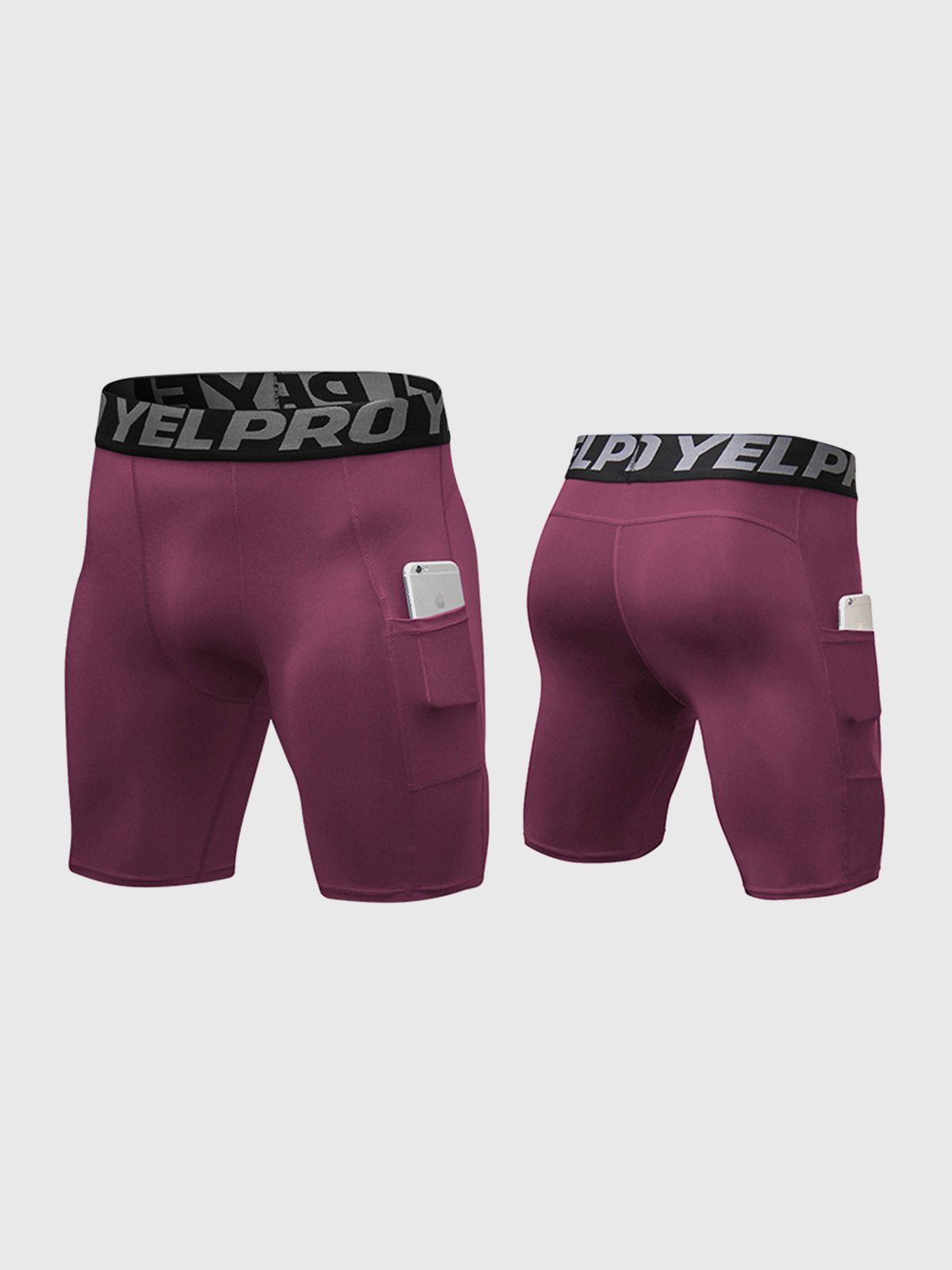 M's 7" Compression Tight Short With Two Pockets - Ahaselected