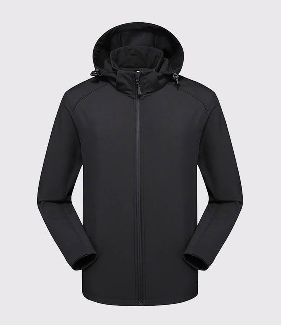 M's Softshell Jacket Removable Hood - AhaAha