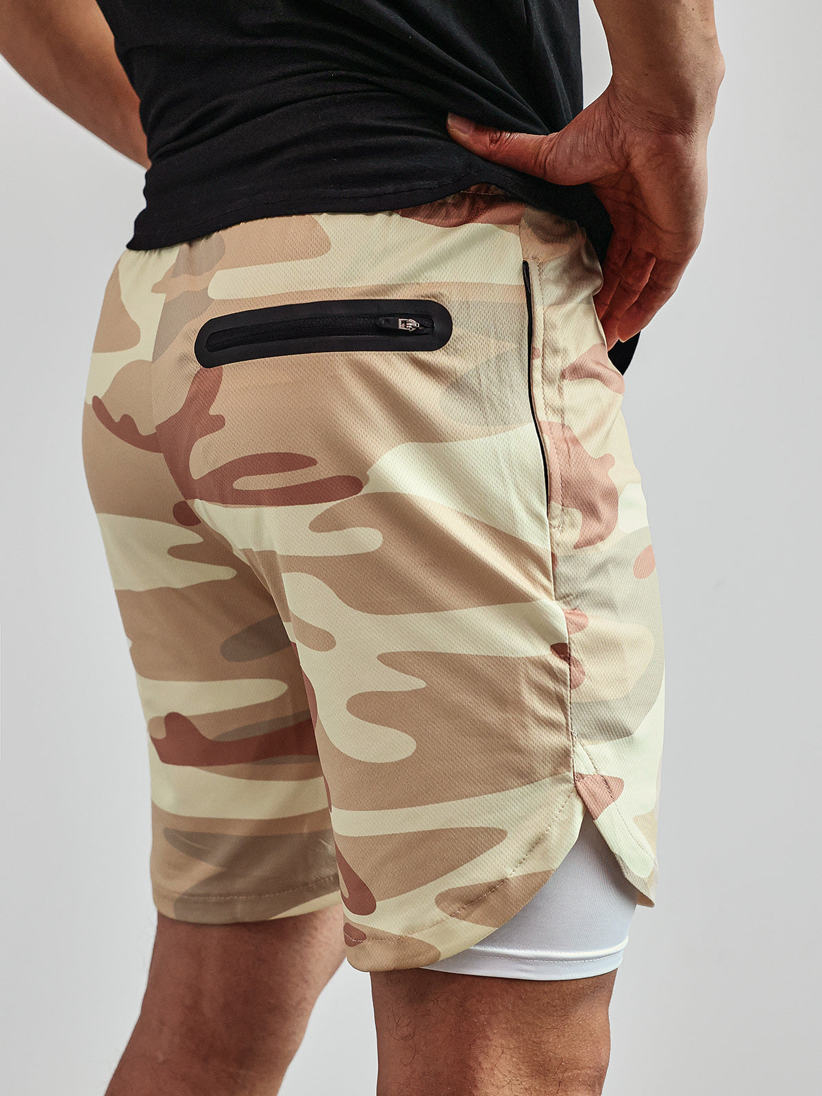 8" Kinetic Pocket Lined 2 in 1 Mesh Short - Ahaselected
